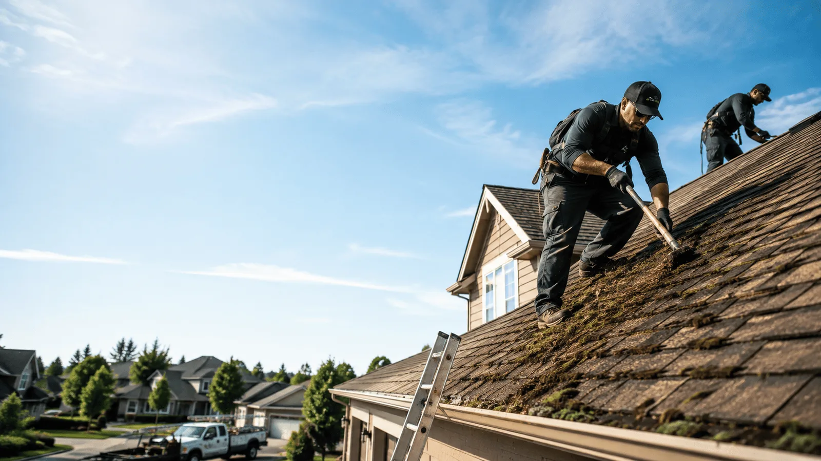 Roof Moss Removal in Cyclone, PA near me